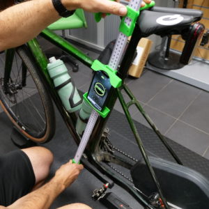 Herramienta para medidas fit bicicleta